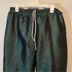 Vintage Dark Green Jogger Pants